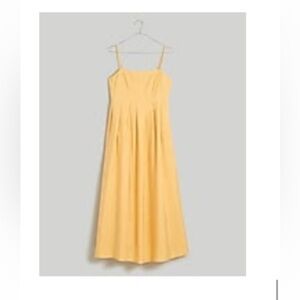 Madewell pleated midi dress size 6